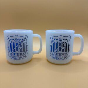 Vintage USS Daniel Boone (SSBN-629) - Glasbake - Iridescent - (Set of 2)